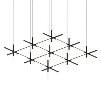 Labyrinth LED Pendant in Satin Black (69|2105.25)