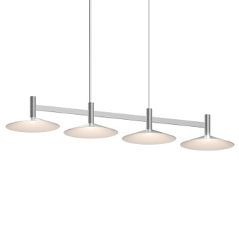 Systema Staccato LED Linear Pendant in Bright Satin Aluminum (69|1784.16-CON)