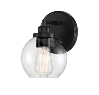 Carson One Light Wall Sconce in Matte Black (51|9-4050-1-BK)