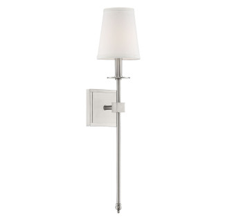 Monroe One Light Wall Sconce in Satin Nickel (51|9-303-1-SN)