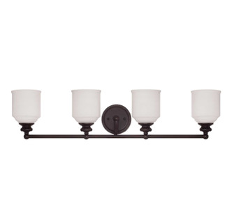 Melrose Four Light Bath Bar in English Bronze (51|8-6836-4-13)