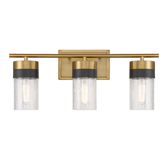 Brickell Three Light Bathroom Vanity in Warm Brass (51|8-3600-3-322)