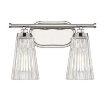 Chantilly Two Light Bathroom Vanity in Polished Nickel (51|8-1745-2-109)