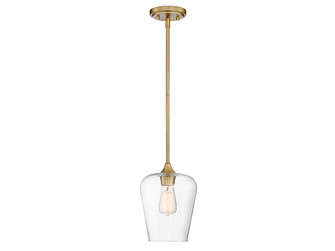 Octave One Light Pendant in Warm Brass (51|7-4036-1-322)