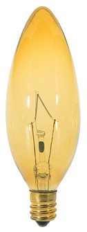 Light Bulb in Transparent Amber (230|S3818)