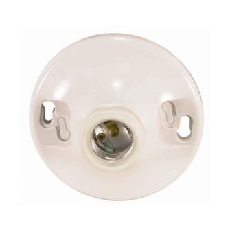 Keyless Phenolic Ceiling Receptacle in White (230|90-480)