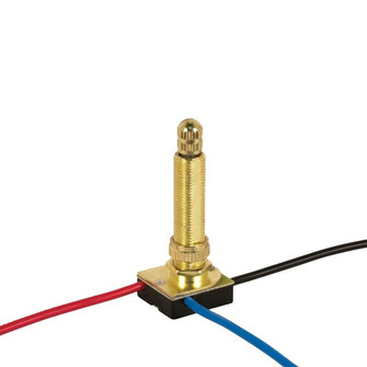 3-Way Metal Rotary Switch in Brass Plated (230|80-1415)
