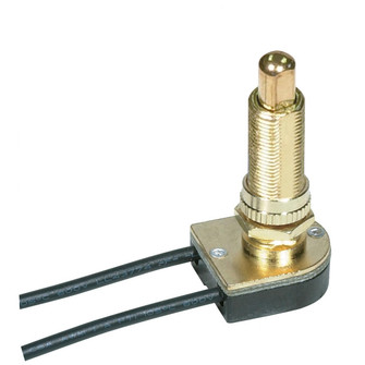 On-Off Metal Push Switch in Brass Plated (230|80-1367)