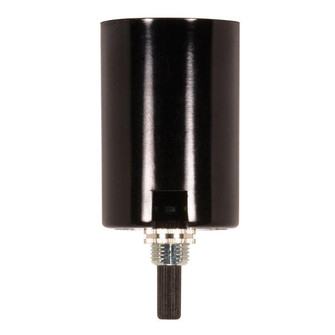 Phenolic Bottom Turn Knob With Removable Husk in Black (230|80-1326)