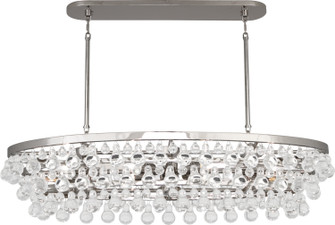 Bling Eight Light Chandelier in Polished Nickel (165|S1007)