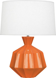 Orion One Light Table Lamp in Pumpkin Glazed Ceramic (165|PM999)