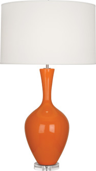 Audrey One Light Table Lamp in Pumpkin Glazed Ceramic (165|PM980)