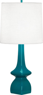 Jasmine One Light Table Lamp in PEACOCK GLAZED CERAMIC (165|PC210)