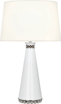 Pearl One Light Table Lamp in Lily Lacquered Paint and Polished Nickel (165|LY45X)