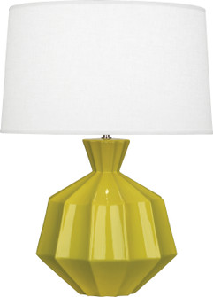 Orion One Light Table Lamp in Citron Glazed Ceramic (165|CI999)