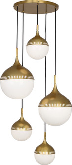 Jonathan Adler Rio Seven Light Chandelier in Antique Brass (165|791)