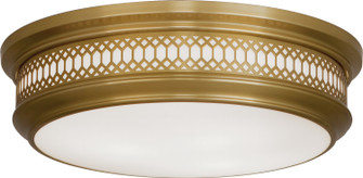 Williamsburg Tucker Three Light Flushmount in Antique Brass (165|307)