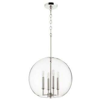 873 Globe Pendants Four Light Pendant in Polished Nickel (19|873-4-62)