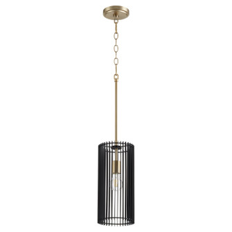 Finura One Light Pendant in Aged Brass (19|817-1-80)