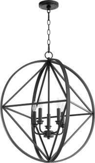 Prolate with Cube Pendants Five Light Pendant in Textured Black (19|807-5-69)