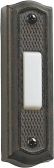 7-301 Door Buttons Door Chime Button in Toasted Sienna (19|7-301-44)