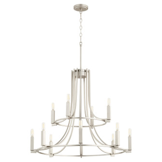 Olympus 12 Light Chandelier in Satin Nickel (19|696-12-65)