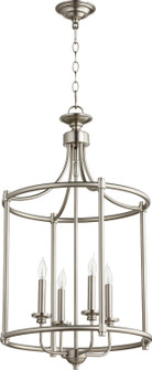 Rossington Four Light Entry Pendant in Satin Nickel (19|6822-4-65)