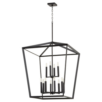 Manor 12 Light Entry Pendant in Textured Black (19|6809-12-69)