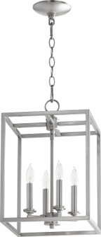 Cuboid Entries Four Light Entry Pendant in Satin Nickel (19|6731-4-65)