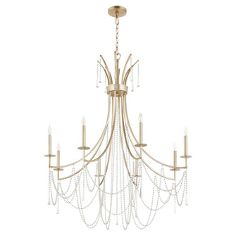 Malin Eight Light Chandelier in Antique Silver (19|628-8-60)