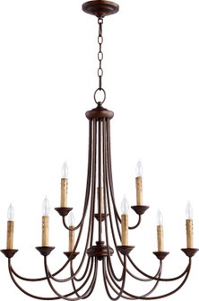 Brooks Nine Light Chandelier in Oiled Bronze (19|6250-9-86)