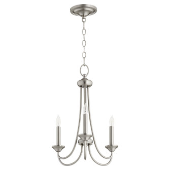 Brooks Three Light Chandelier in Satin Nickel (19|6250-3-65)