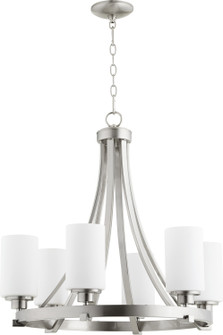 Lancaster Six Light Chandelier in Satin Nickel (19|6207-6-65)