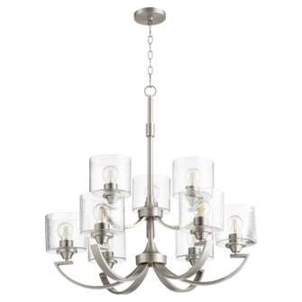 Dakota Nine Light Chandelier in Satin Nickel (19|6202-9-65)