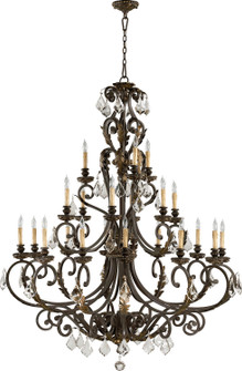 Rio Salado 21 Light Chandelier in Toasted Sienna With Mystic Silver (19|6157-21-44)