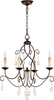 Cilia Four Light Chandelier in Oiled Bronze (19|6116-4-86)