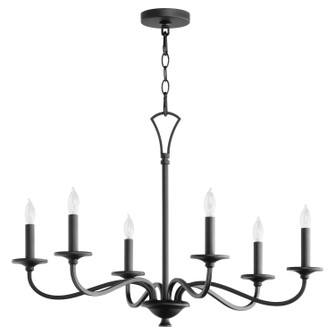 Maryse Six Light Chandelier in Matte Black (19|6021-6-59)