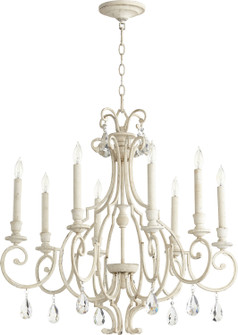 Ansley Eight Light Chandelier in Persian White (19|6014-8-70)