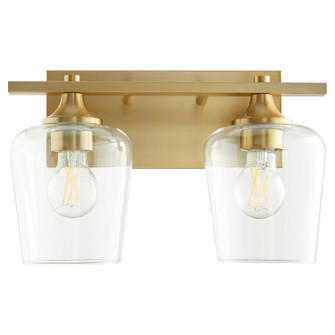 Veno Two Light Vanity in Aged Brass (19|558-2-80)