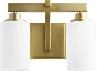 Lancaster Two Light Vanity in Aged Brass (19|5207-2-80)