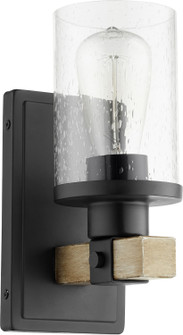 Alpine One Light Wall Mount in Textured Black w/ Driftwood finish (19|5189-1-69)