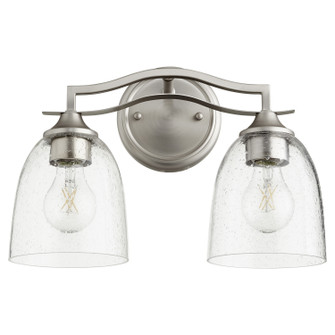 Jardin Two Light Vanity in Satin Nickel w/ Clear/Seeded (19|5027-2-265)