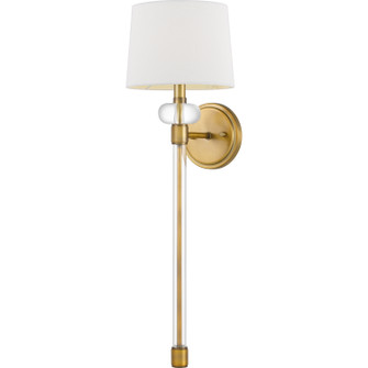 Barbour One Light Wall Sconce in Weathered Brass (10|QW4071WS)