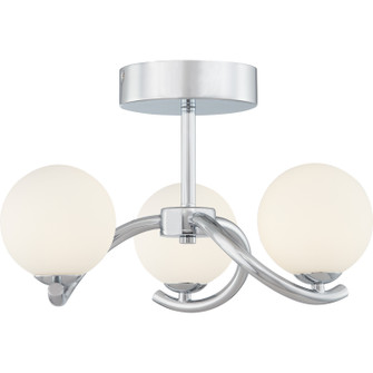 Essence LED Semi Flush Mount in Polished Chrome (10|PCESS1716C)