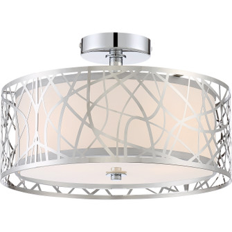 Abode Three Light Semi-Flush Mount in Polished Chrome (10|PCAE1715C)