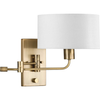 Carrick One Light Wall Bracket in Vintage Brass (54|P710104-163)