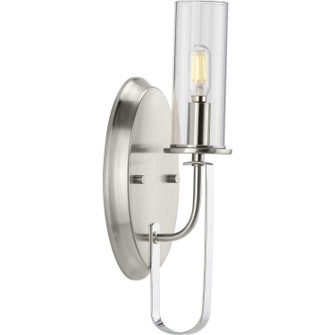 Riley One Light Wall Bracket in Brushed Nickel (54|P710082-009)