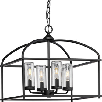 Swansea Four Light Outdoor Chandelier in Matte Black (54|P550128-31M)