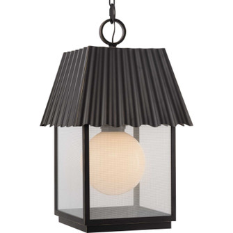 Point Dume-Hook Pond One Light Outdoor Hanging Lantern in Oil Rubbed Bronze (54|P550117-108)