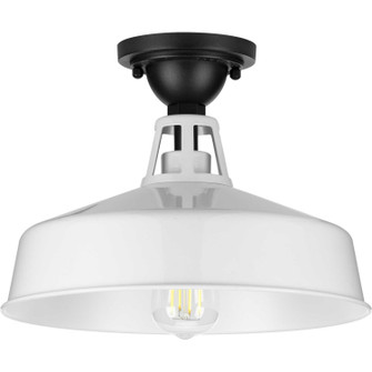 Cedar Springs One Light Semi Flush Mount in White (54|P550070-030)